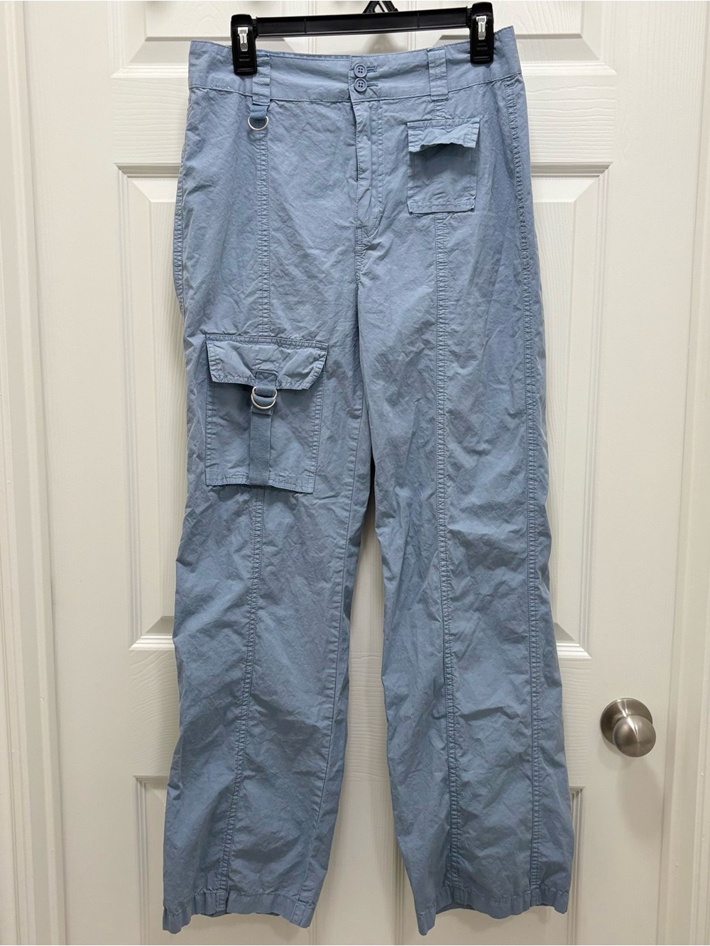 PacSun Light Blue Women’s Cargo Pants - Lightweight Utility Style - 27